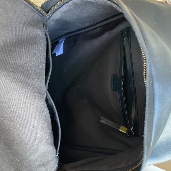 Madewell Black Leather Lorimer Backpack